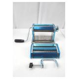 New Manual Pasta Maker Stainless Steel with Attachments New Manual Pasta Maker Stainless Steel with Attachments