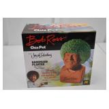 Bob Ross Chia Pet Handmade Planter in Box Bob Ross Chia Pet Handmade Planter in Box