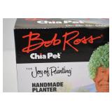 Bob Ross Chia Pet Handmade Planter in Box Bob Ross Chia Pet Handmade Planter in Box