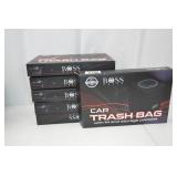 Boss Drive Car Trash Bags with Lid and Storage Pockets, 5 Boxes Boss Drive Car Trash Bags with Lid and Storage Pockets, 5 Boxes