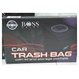 Boss Drive Car Trash Bags with Lid and Storage Pockets, 5 Boxes Boss Drive Car Trash Bags with Lid and Storage Pockets, 5 Boxes