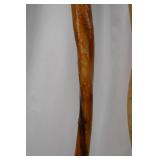 Lot of 8 Handcrafted Wooden Walking Sticks and Canes Lot of 8 Handcrafted Wooden Walking Sticks and Canes