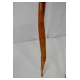 Lot of 8 Handcrafted Wooden Walking Sticks and Canes Lot of 8 Handcrafted Wooden Walking Sticks and Canes