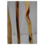 Lot of 8 Handcrafted Wooden Walking Sticks and Canes Lot of 8 Handcrafted Wooden Walking Sticks and Canes