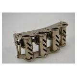 Vintage Metal 4-Tube Coin Changer Dispenser Vintage Metal 4-Tube Coin Changer Dispenser
