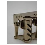Vintage Metal 4-Tube Coin Changer Dispenser Vintage Metal 4-Tube Coin Changer Dispenser