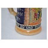 Vintage German Beer Stein with Pewter Lid, Made in West Germany Vintage German Beer Stein with Pewter Lid, Made in West Germany