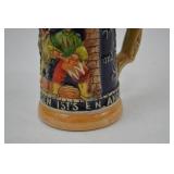 Vintage German Beer Stein with Pewter Lid, Made in West Germany Vintage German Beer Stein with Pewter Lid, Made in West Germany
