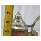 Vintage German Beer Stein with Pewter Lid, Made in West Germany Vintage German Beer Stein with Pewter Lid, Made in West Germany