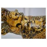 Safari Print Ceramic Hippo Home Decor Figurine 10 x 6 in Safari Print Ceramic Hippo Home Decor Figurine 10 x 6 in