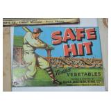 Assorted Vintage-Style Tin Advertising and Movie Signs Assorted Vintage-Style Tin Advertising and Movie Signs