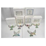 Bradford Exchange Fantasies in Flight Hummingbird Wall Sculptures Lot Bradford Exchange Fantasies in Flight Hummingbird Wall Sculptures Lot