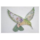 Bradford Exchange Fantasies in Flight Hummingbird Wall Sculptures Lot Bradford Exchange Fantasies in Flight Hummingbird Wall Sculptures Lot
