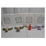 Bradford Exchange Treasured Wings Bird Plaques Limited Edition Set