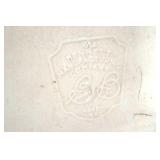 Vintage Bennett Manufacturing Co. Metal Push-Top Trash Bin