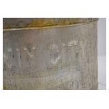 Mid-Century Twin City Embossed Vintage Milk Can
