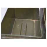 Lot of 2 Vintage Military Ammo Cans Metal Storage Boxes Lot of 2 Vintage Military Ammo Cans Metal Storage Boxes