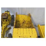 Vintage Tonka construction toy trucks and grader trio Vintage Tonka construction toy trucks and grader trio