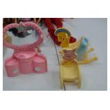 Barbie Doll Lot with Accessories   Furniture Pieces Barbie Doll Lot with Accessories   Furniture Pieces