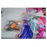 Barbie Doll Accessories Lot with Clothes, Shoes, and Carrying Case Barbie Doll Accessories Lot with Clothes, Shoes, and Carrying Case