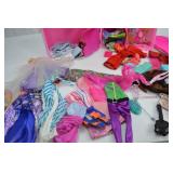 Barbie Doll Accessories Lot with Clothes, Shoes, and Carrying Case Barbie Doll Accessories Lot with Clothes, Shoes, and Carrying Case