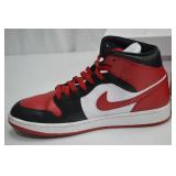 Nike Air Jordan 1 Mid Black/Red/White Size 10.5 Nike Air Jordan 1 Mid Black/Red/White Size 10.5