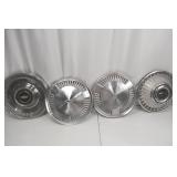 Set of 4 Vintage 1960s, 1970s & 1980s Chevrolet Hubcaps Set of 4 Vintage 1960s, 1970s & 1980s Chevrolet Hubcaps