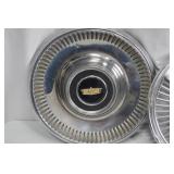 Set of 4 Vintage 1960s, 1970s & 1980s Chevrolet Hubcaps Set of 4 Vintage 1960s, 1970s & 1980s Chevrolet Hubcaps