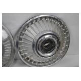Set of 4 Vintage 1960s, 1970s & 1980s Chevrolet Hubcaps Set of 4 Vintage 1960s, 1970s & 1980s Chevrolet Hubcaps