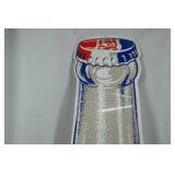 Vintage Pepsi-Cola Bottle Shaped Metal Advertising Sign - 41 Inches Vintage Pepsi-Cola Bottle Shaped Metal Advertising Sign - 41 Inches
