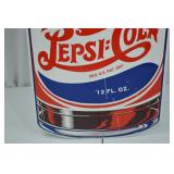 Vintage Pepsi-Cola Bottle Shaped Metal Advertising Sign - 41 Inches Vintage Pepsi-Cola Bottle Shaped Metal Advertising Sign - 41 Inches