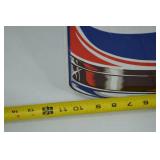 Vintage Pepsi-Cola Bottle Shaped Metal Advertising Sign - 41 Inches Vintage Pepsi-Cola Bottle Shaped Metal Advertising Sign - 41 Inches