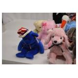 Large Collection of TY Beanie Babies Plush Toys Assorted Styles Large Collection of TY Beanie Babies Plush Toys Assorted Styles