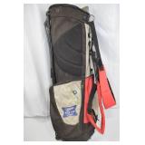 Miller High Life Golf Stand Bag with Dividers and Pockets Miller High Life Golf Stand Bag with Dividers and Pockets