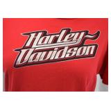 Harley-Davidson Red T-Shirt Deadwood South Dakota Harley-Davidson Red T-Shirt Deadwood South Dakota