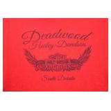 Harley-Davidson Red T-Shirt Deadwood South Dakota Harley-Davidson Red T-Shirt Deadwood South Dakota