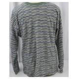 Steelhead XL Long Sleeve Green Navy White Stripe Shirt Steelhead XL Long Sleeve Green Navy White Stripe Shirt