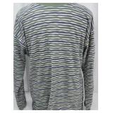 Steelhead XL Long Sleeve Green Navy White Stripe Shirt Steelhead XL Long Sleeve Green Navy White Stripe Shirt