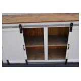 Farmhouse Style Kitchen Sideboard Buffet with Sliding Doors Farmhouse Style Kitchen Sideboard Buffet with Sliding Doors