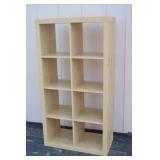 8-Cube Blonde Wood Shelf Organizer 8-Cube Blonde Wood Shelf Organizer