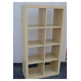 8-Cube Blonde Wood Shelf Organizer 8-Cube Blonde Wood Shelf Organizer