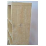 8-Cube Blonde Wood Shelf Organizer 8-Cube Blonde Wood Shelf Organizer