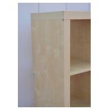 Pair of 8-Cube Maple-Finish Bookcases Pair of 8-Cube Maple-Finish Bookcases