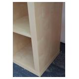 Pair of 8-Cube Maple-Finish Bookcases Pair of 8-Cube Maple-Finish Bookcases