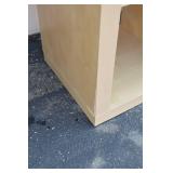 Pair of 8-Cube Maple-Finish Bookcases Pair of 8-Cube Maple-Finish Bookcases