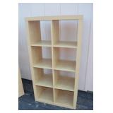 Pair of 8-Cube Maple-Finish Bookcases Pair of 8-Cube Maple-Finish Bookcases