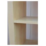 Pair of 8-Cube Maple-Finish Bookcases Pair of 8-Cube Maple-Finish Bookcases