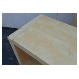 Pair of 8-Cube Maple-Finish Bookcases Pair of 8-Cube Maple-Finish Bookcases