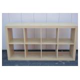 Pair of 8-Cube Maple-Finish Bookcases Pair of 8-Cube Maple-Finish Bookcases