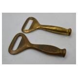 Vintage Pepsi-Cola and Anaconda Brass Bottle Opener Lot Vintage Pepsi-Cola and Anaconda Brass Bottle Opener Lot